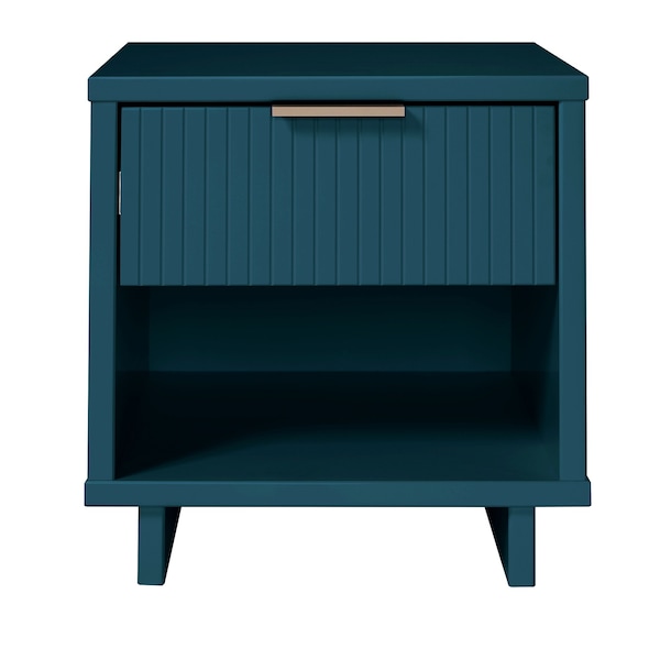 Manhattan Comfort Granville Nightstand 1.0 in Midnight Blue NS-5004 - main